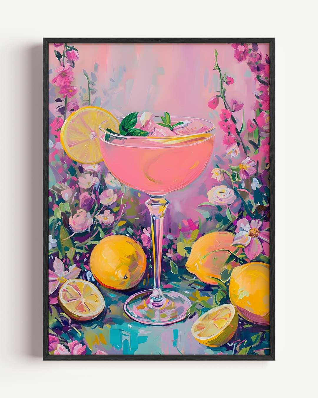 Lente Citroencocktail Poster-WallArtistic