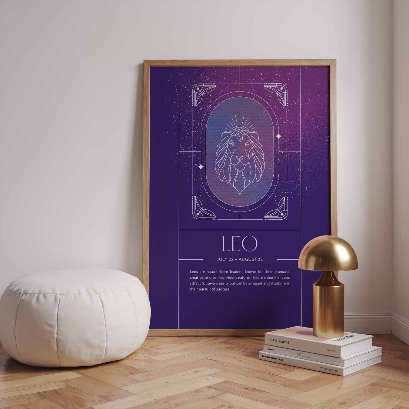Leo Zodiac Poster-WallArtistic