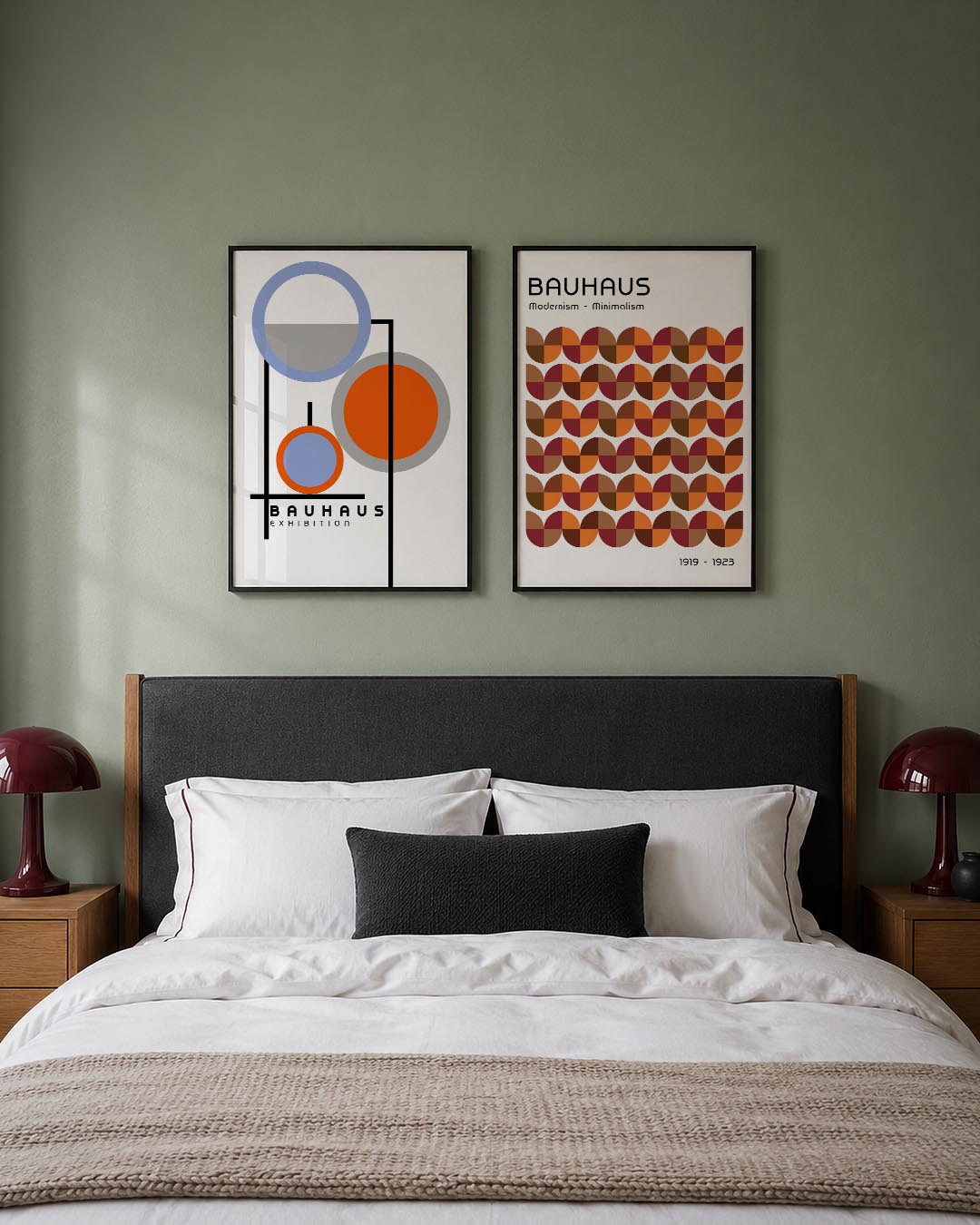 Cirkel en lijnenspel Posterset