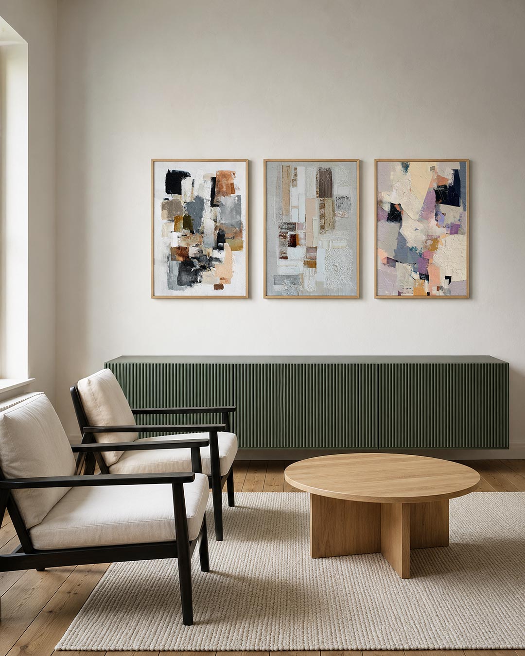 Kleurvlakken en textuur Posterset