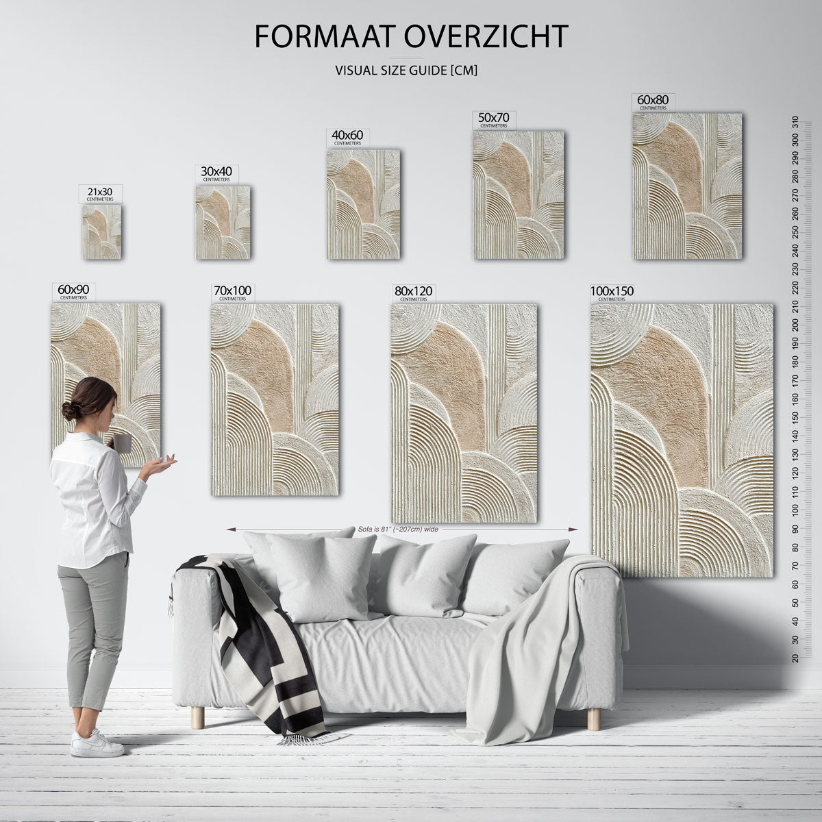 Abstracte lijnen Poster