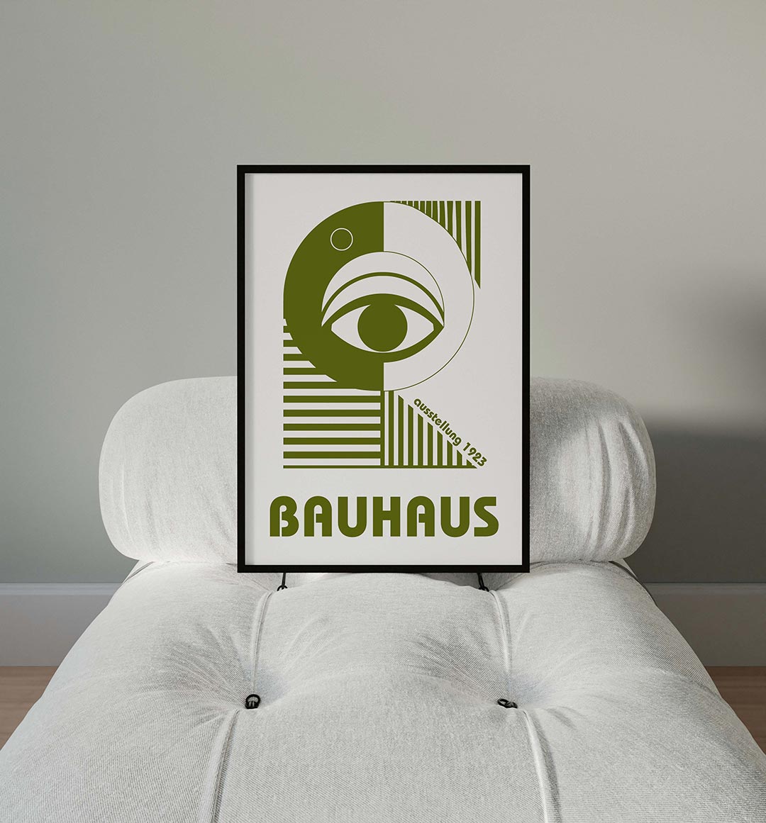 Oog en lijnen Poster