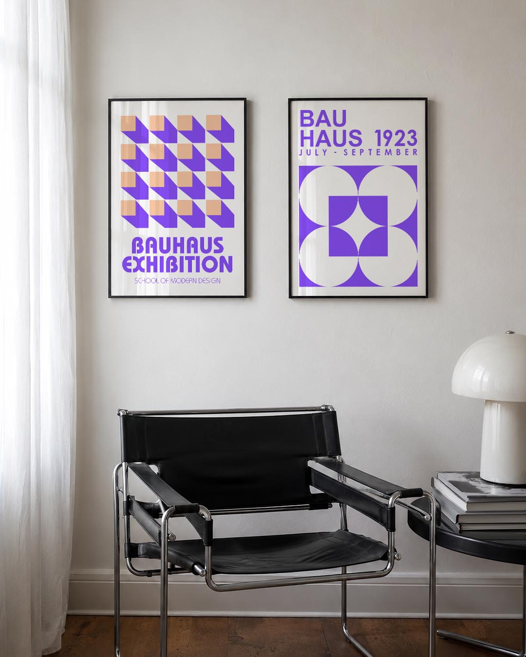 Vorm en schaduw Posterset