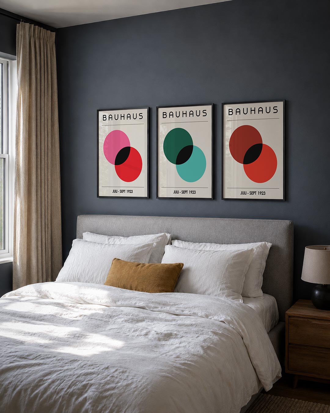 Kleurrijke cirkelharmonie Posterset
