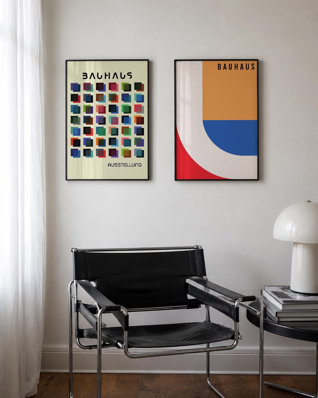 Kleurige vierkanten Posterset