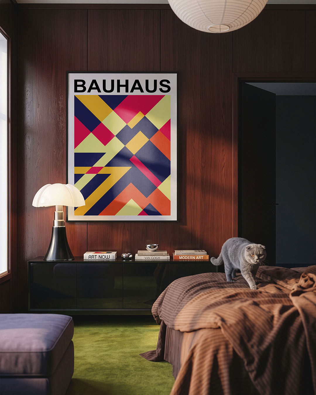 Vorm en kleurvlakken Poster