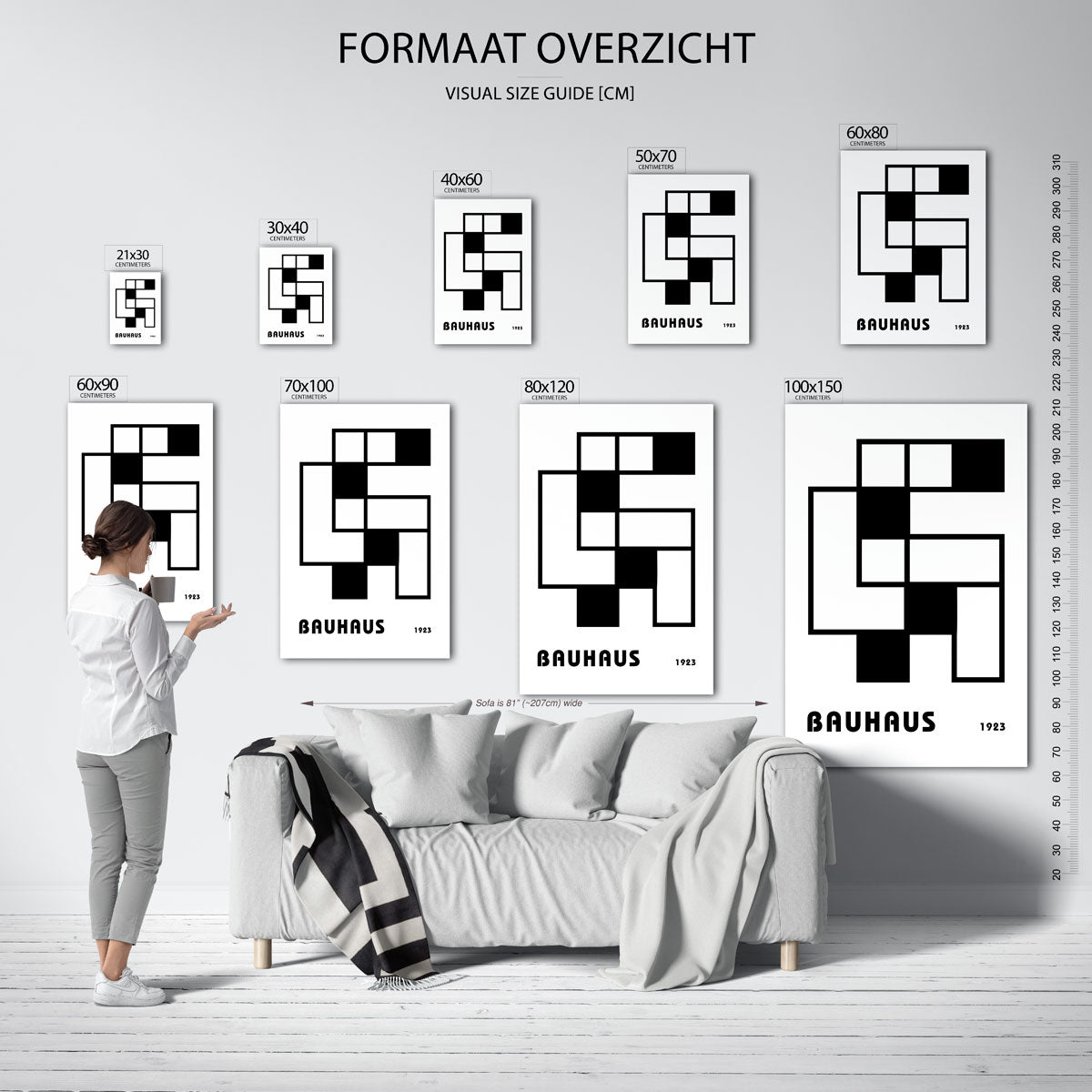 Vormen en vlakken Poster