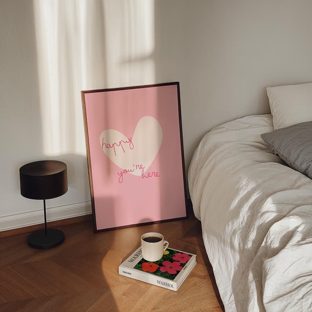 Liefdevolle Welkomstposter-WallArtistic