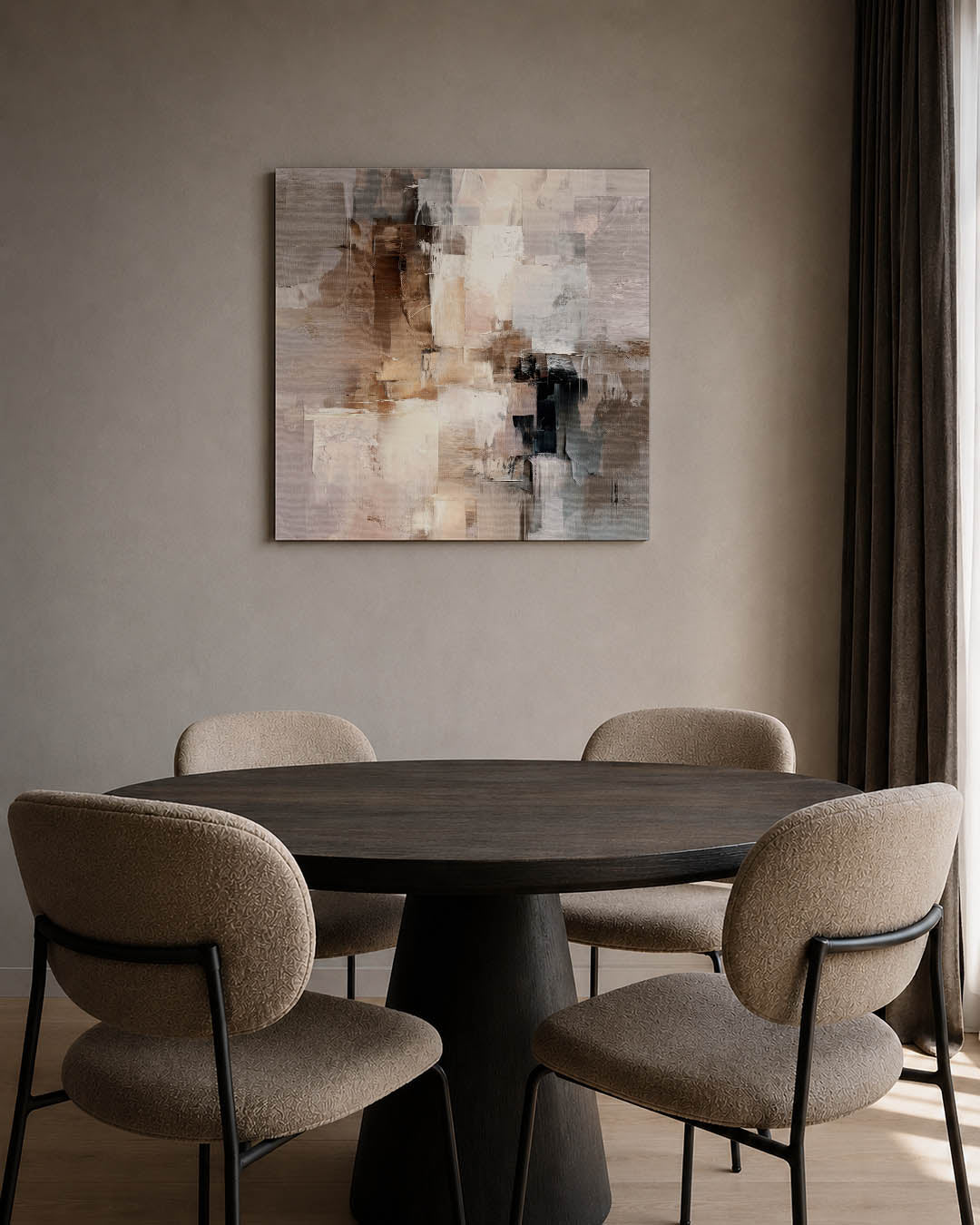 Gelaagde compositie Kunstwerk