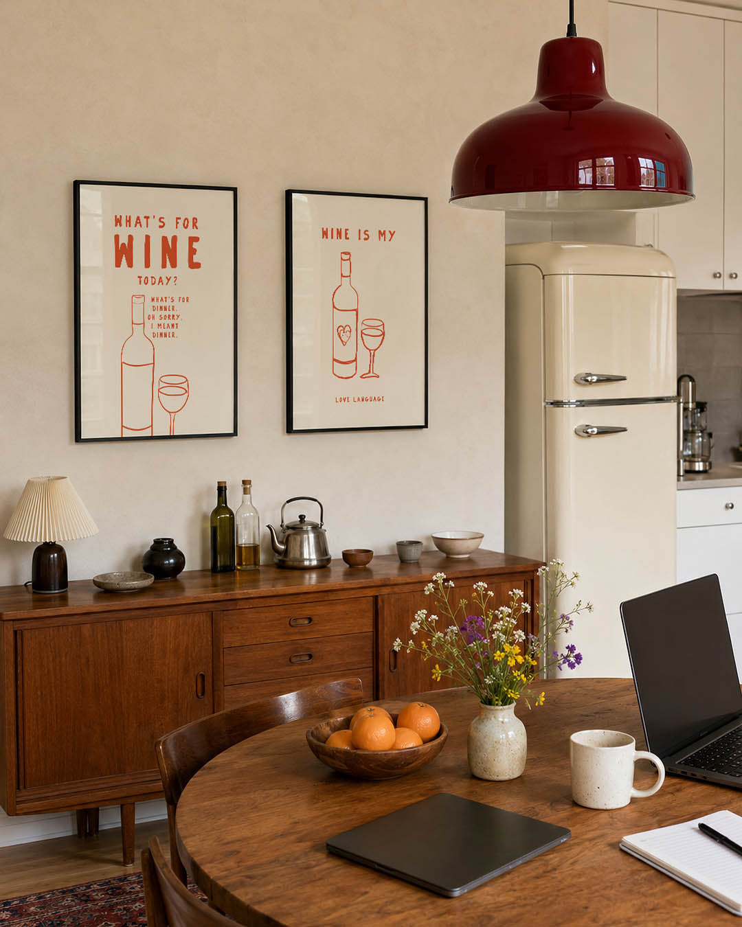 Wijn en woorden Posterset