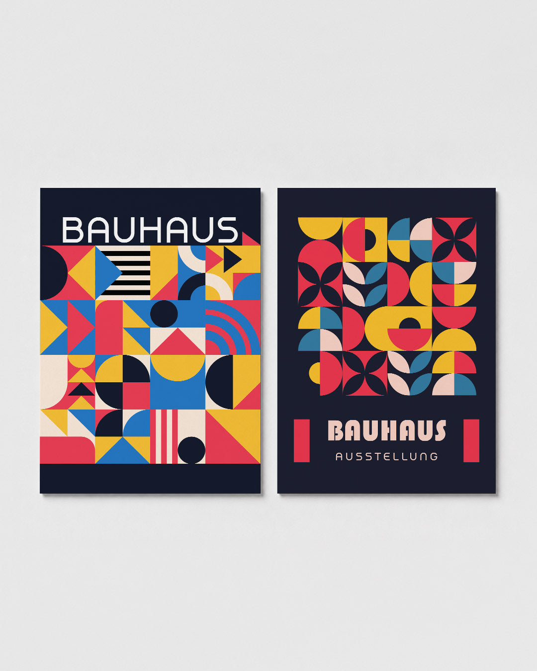 Vorm en kleurenspel Posterset