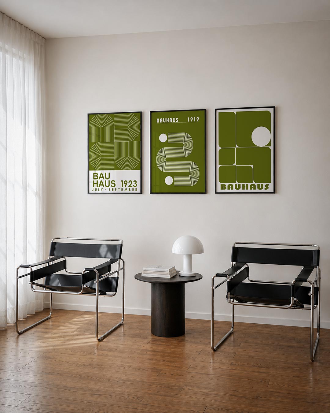 Lijnen en kleurvlakken Posterset