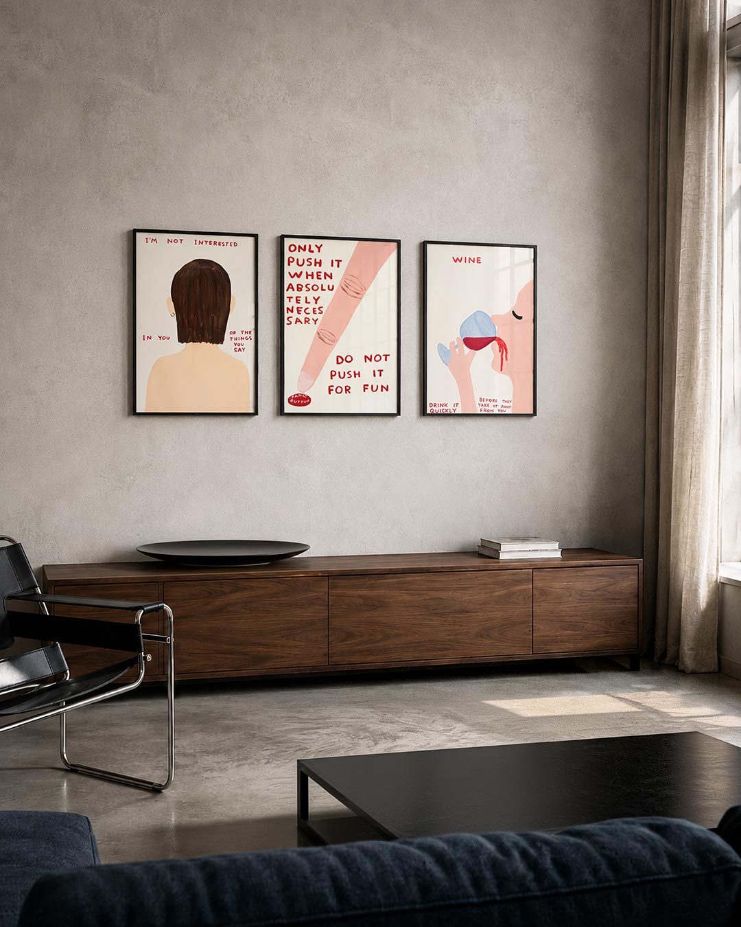 Kleur en tekst Posterset