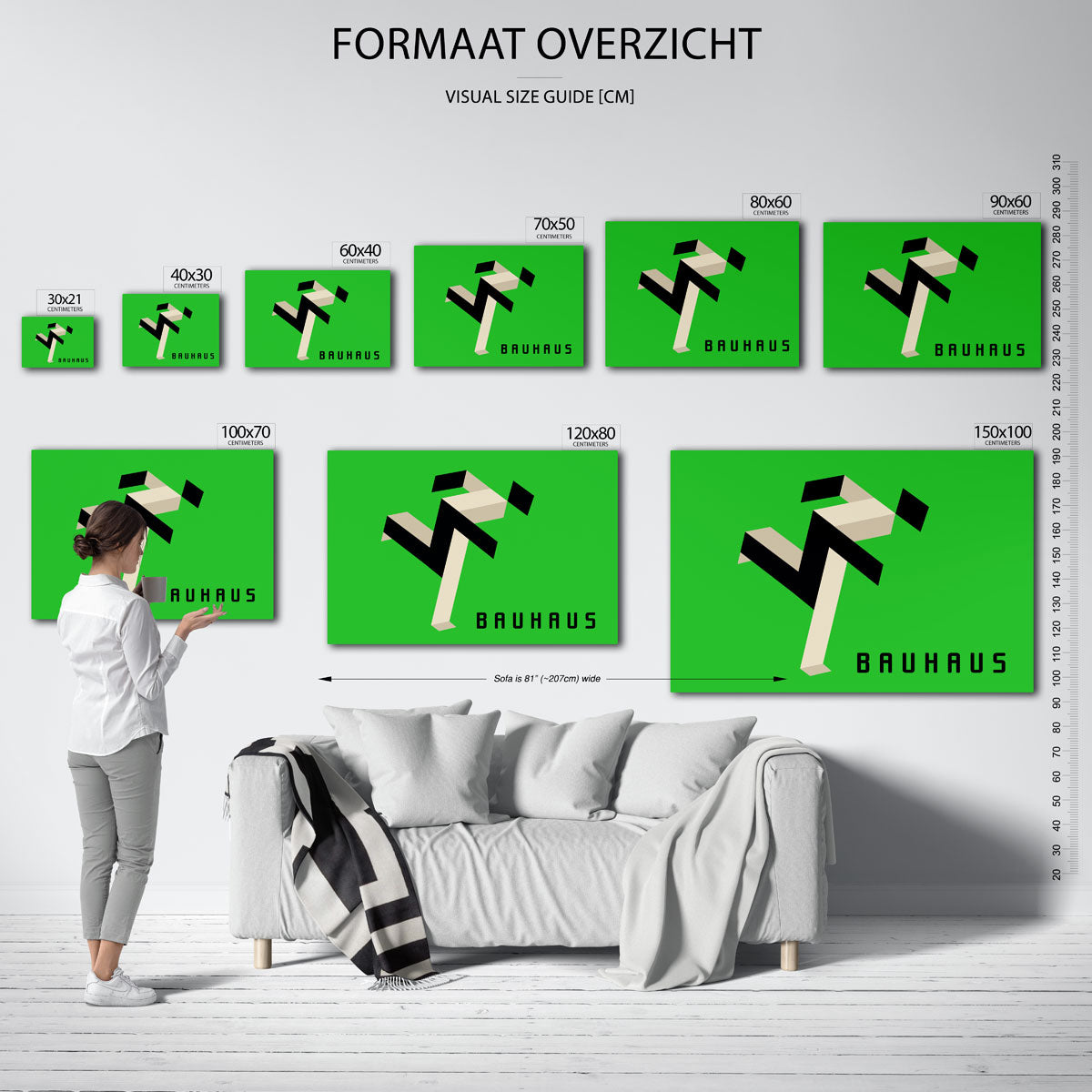 Vormen en vlakken Poster