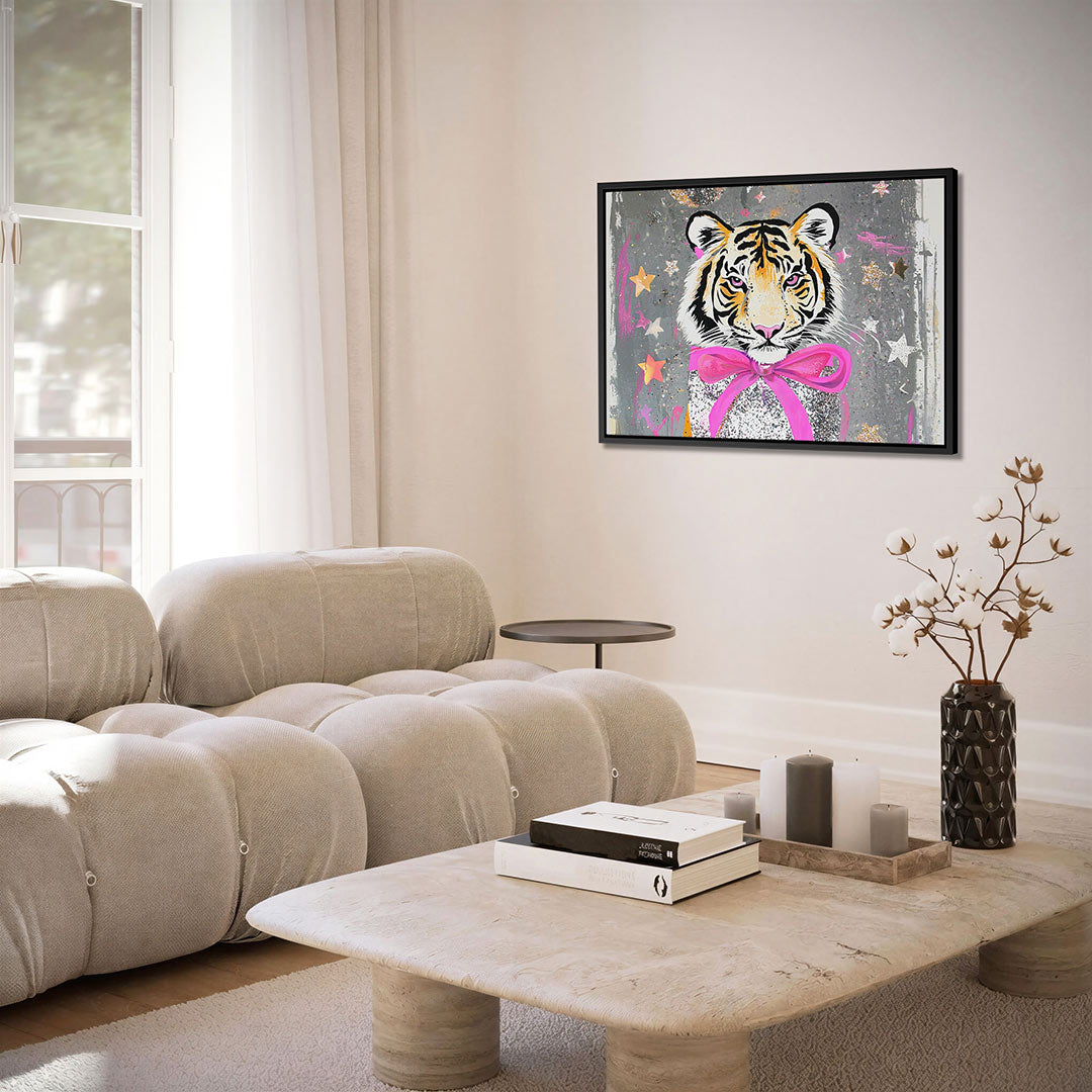 Tijger met sterren Kunstwerk