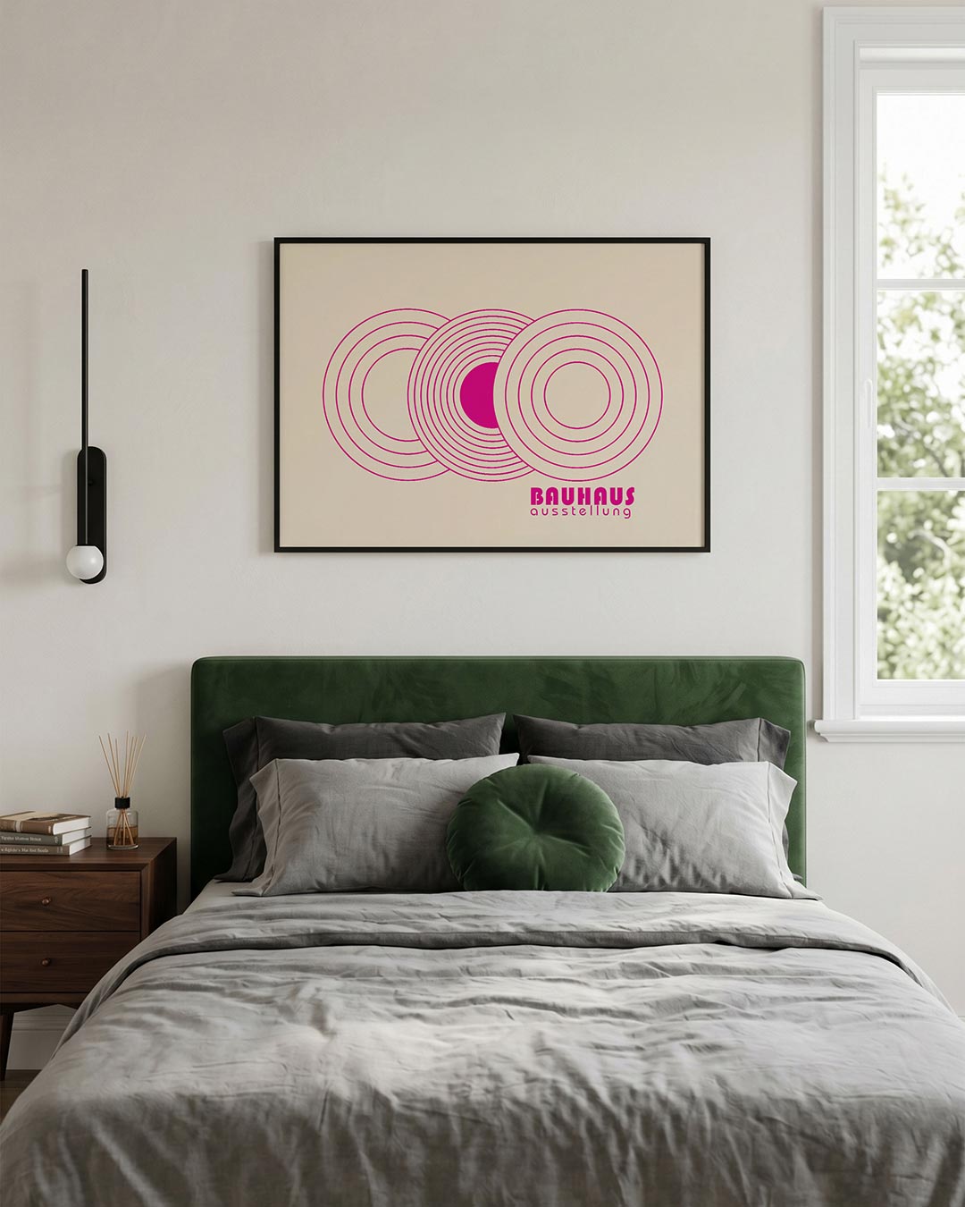 Cirkelvormen en lijnen Poster