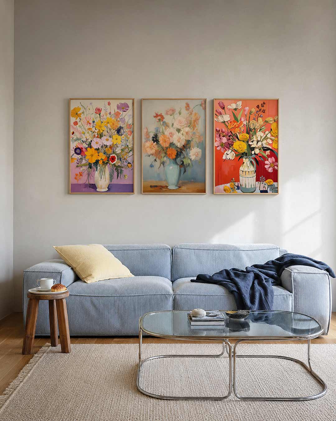 Bloemrijke kleurenpracht Posterset
