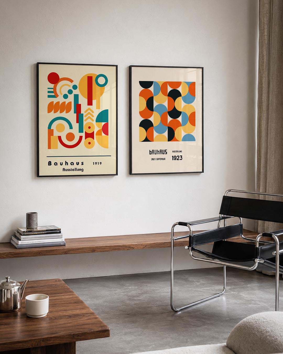 Vormen en kleurvlakken Posterset