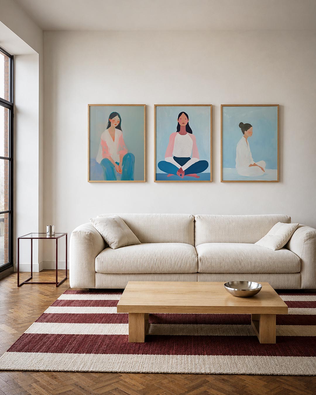 Zachte kleurvlakken Posterset