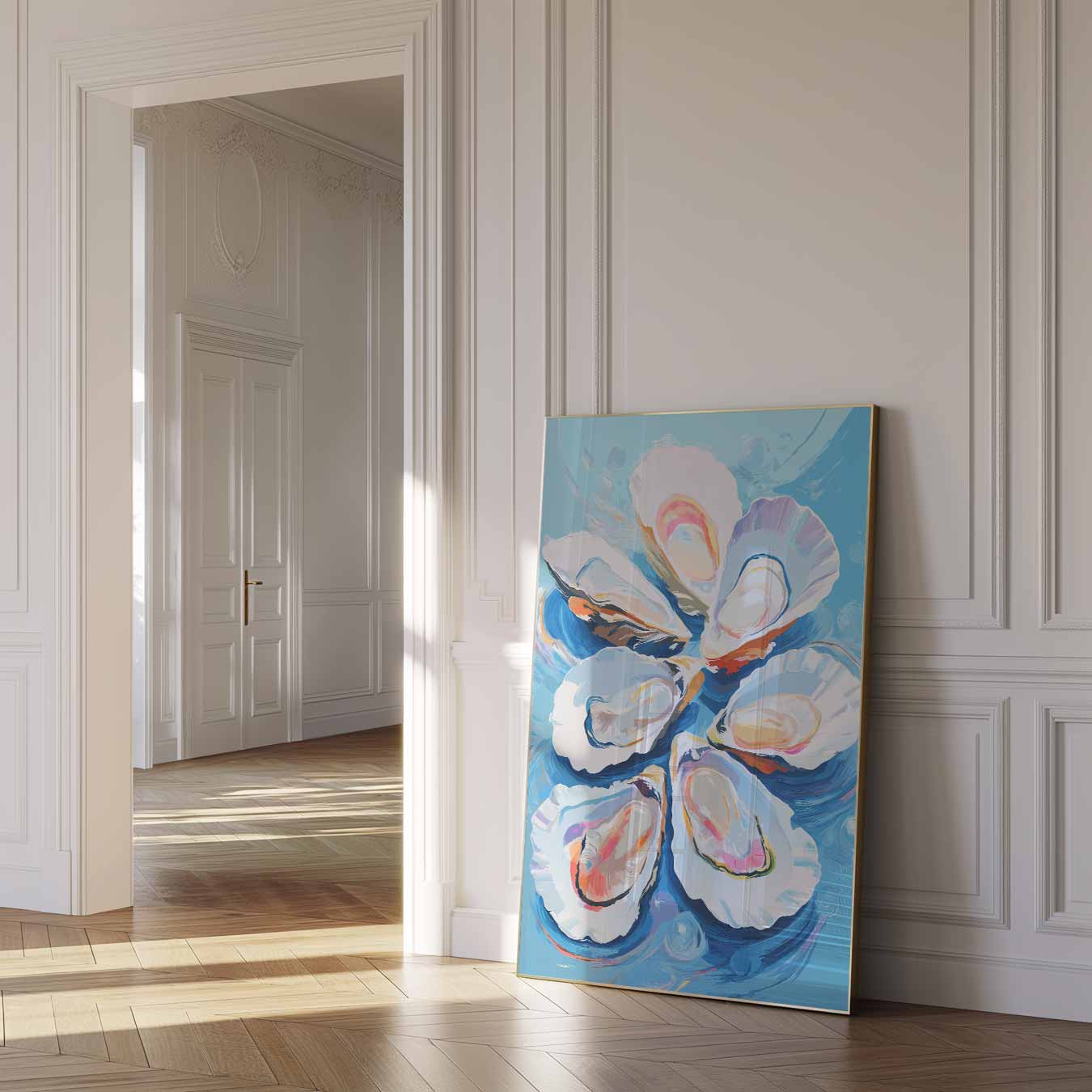 Kleurrijke Oester Inspiratie Poster-WallArtistic
