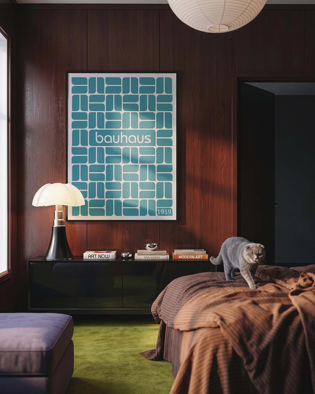 Vormritme en kleur Poster
