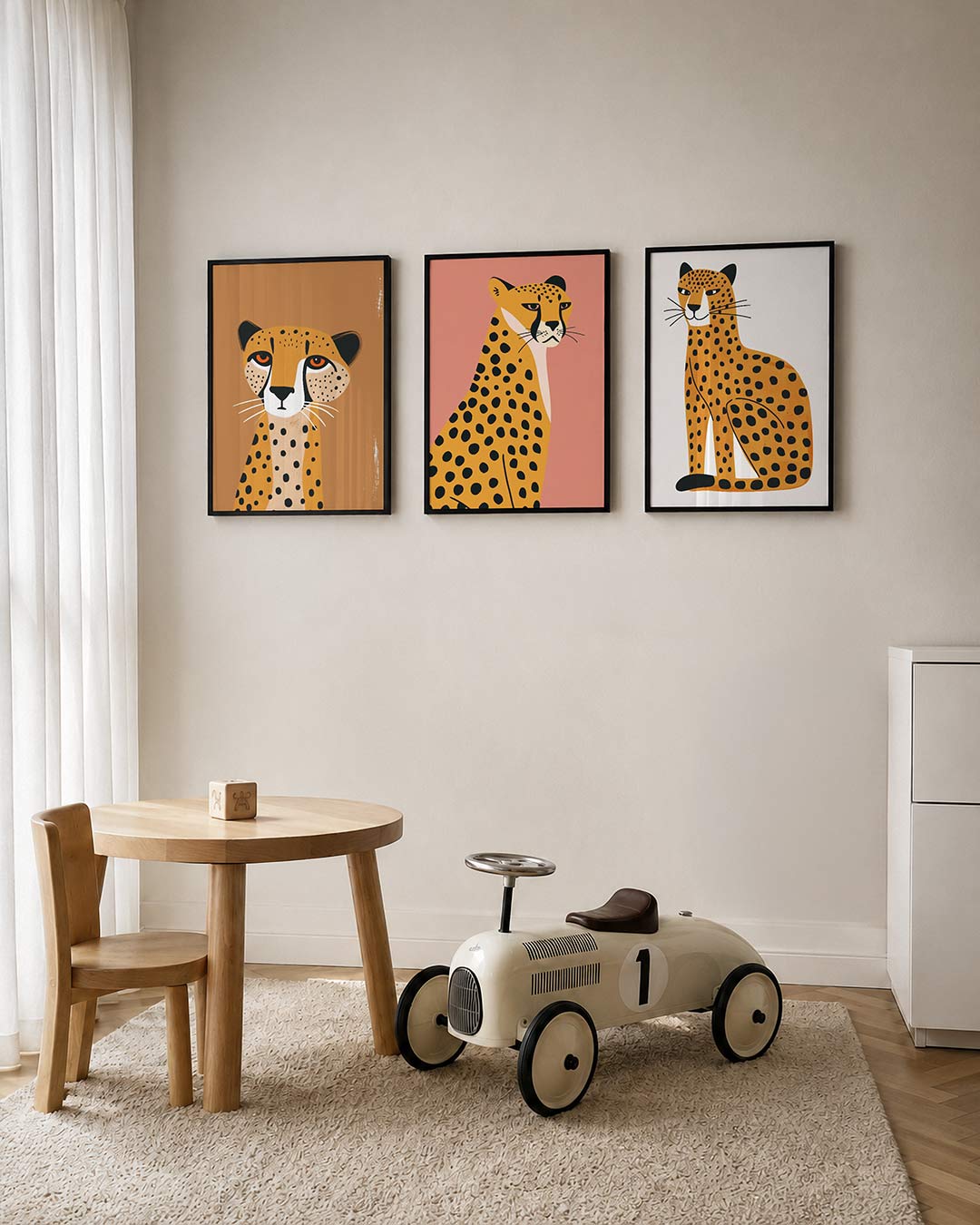 Vorm en vlekken Posterset