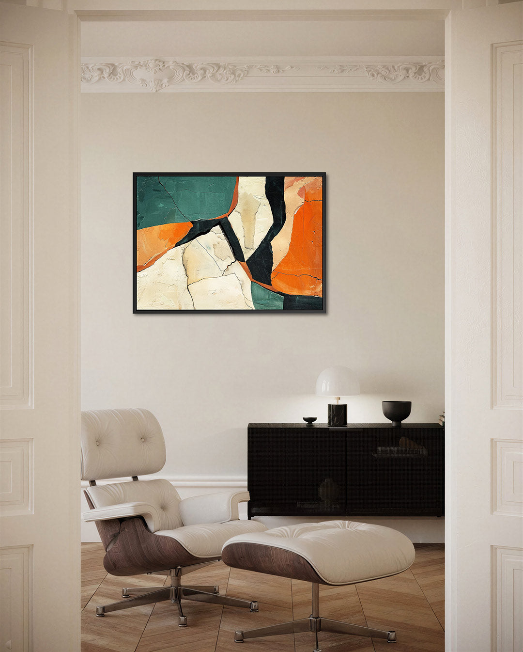 Dynamische vormen Kunstwerk