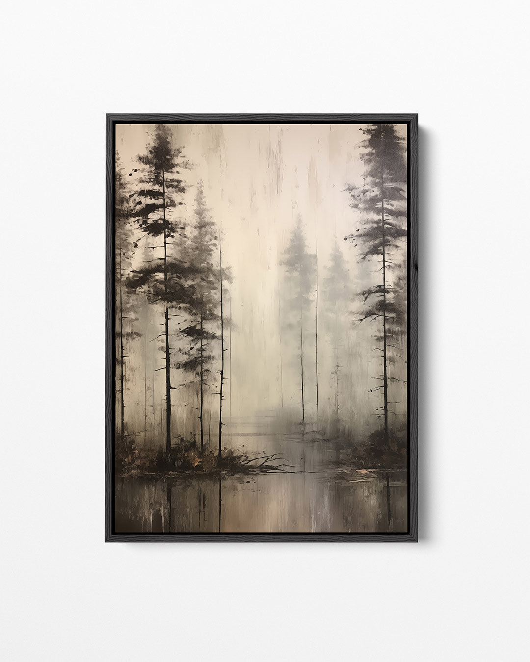 Mysterieuze boslandschap Kunstwerk