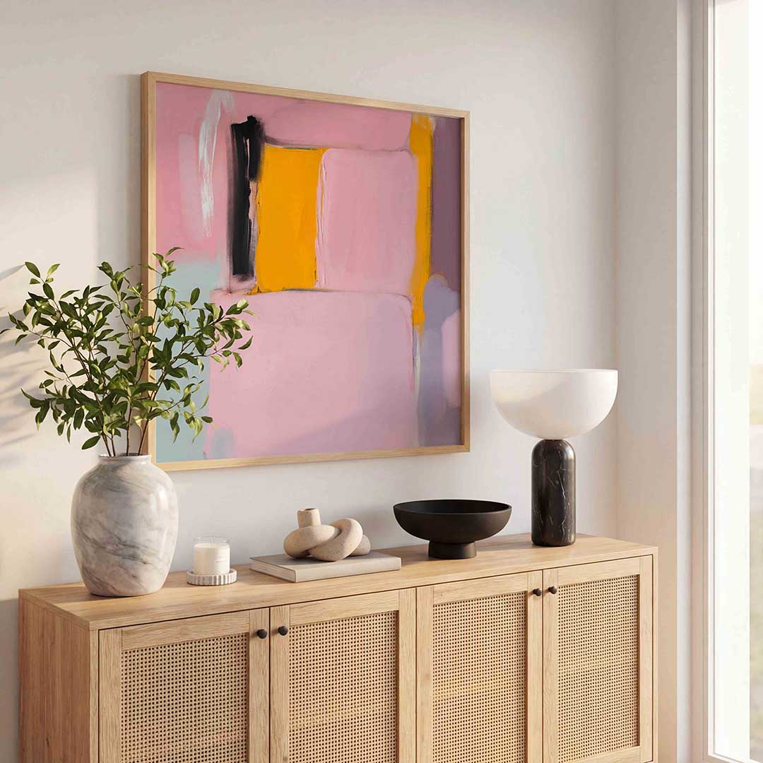Abstracte vormen Poster