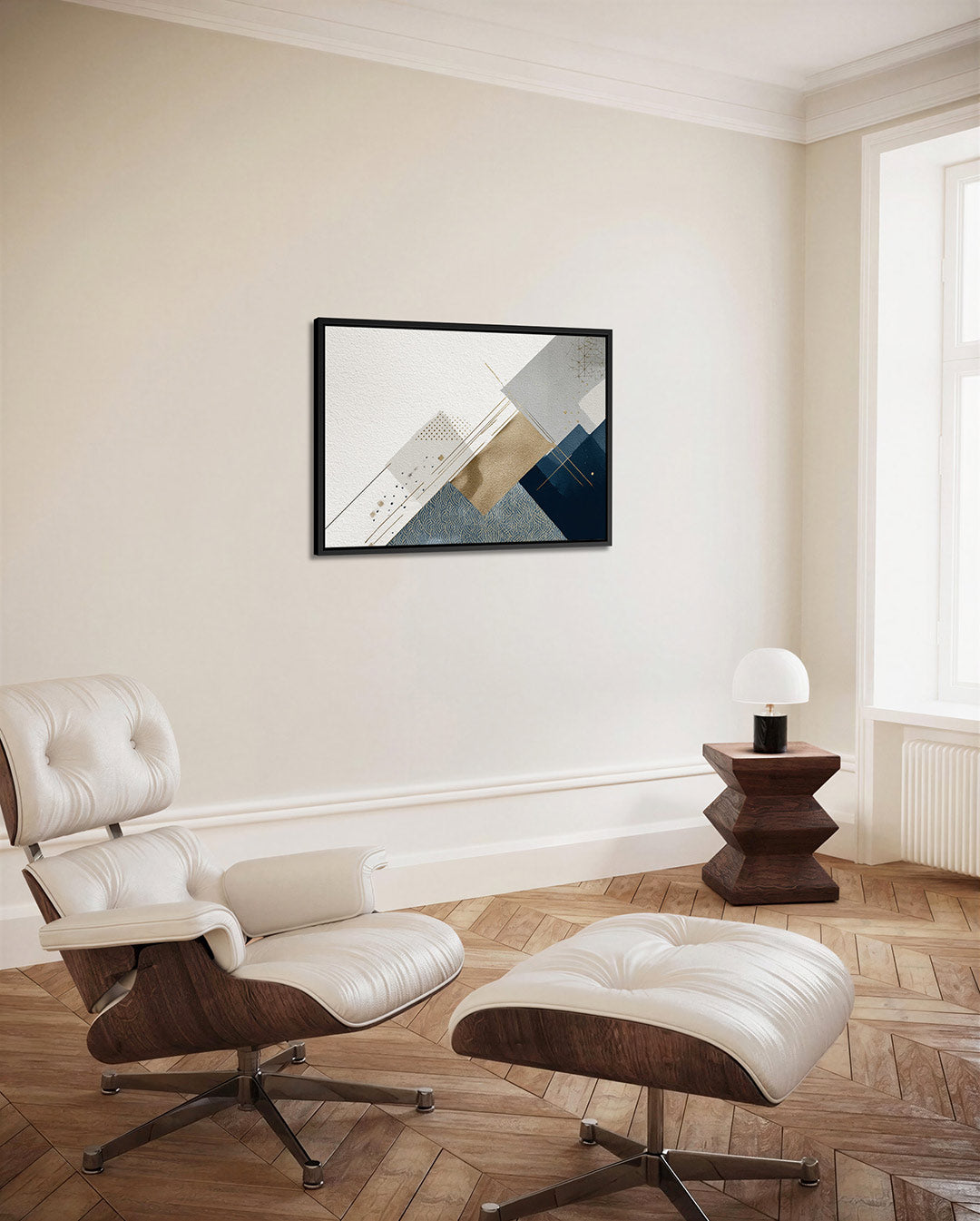 Geometrische compositie Kunstwerk