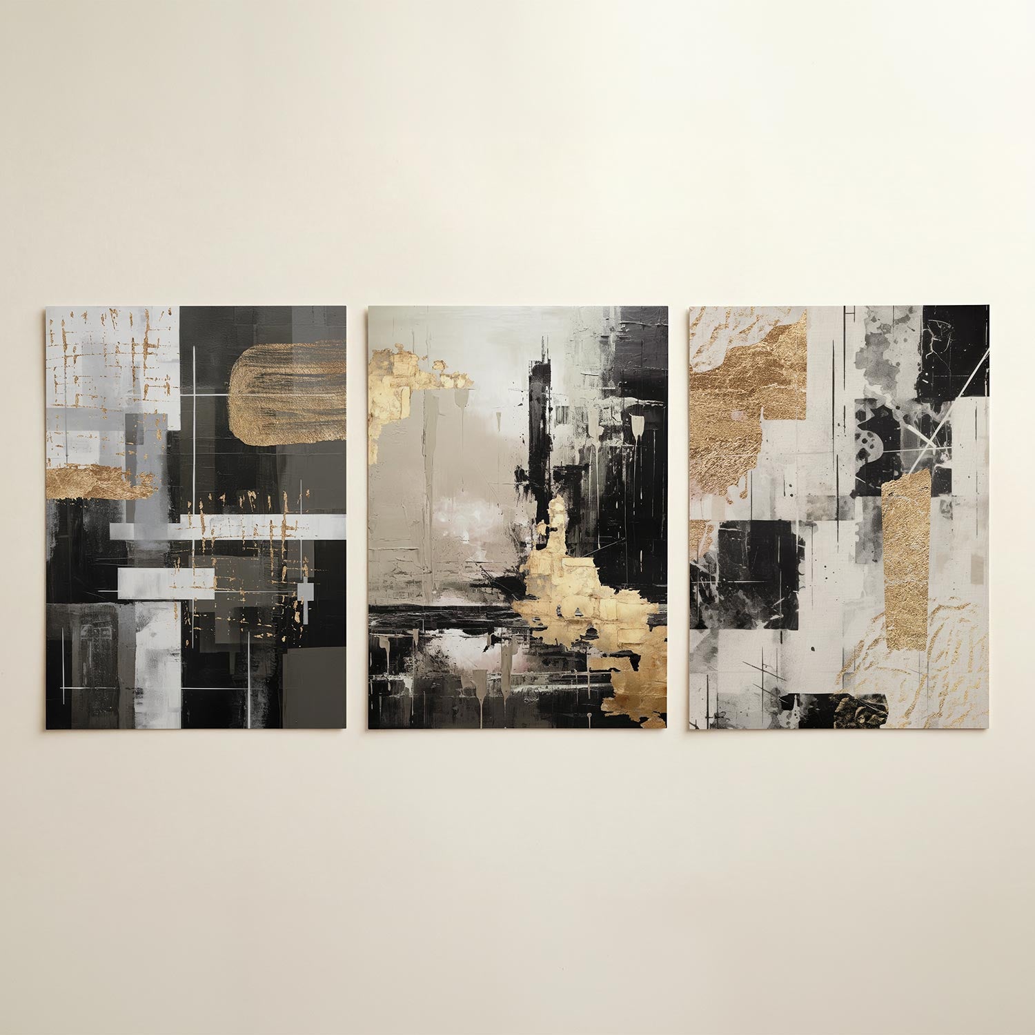 Gouden lijnenspel Posterset
