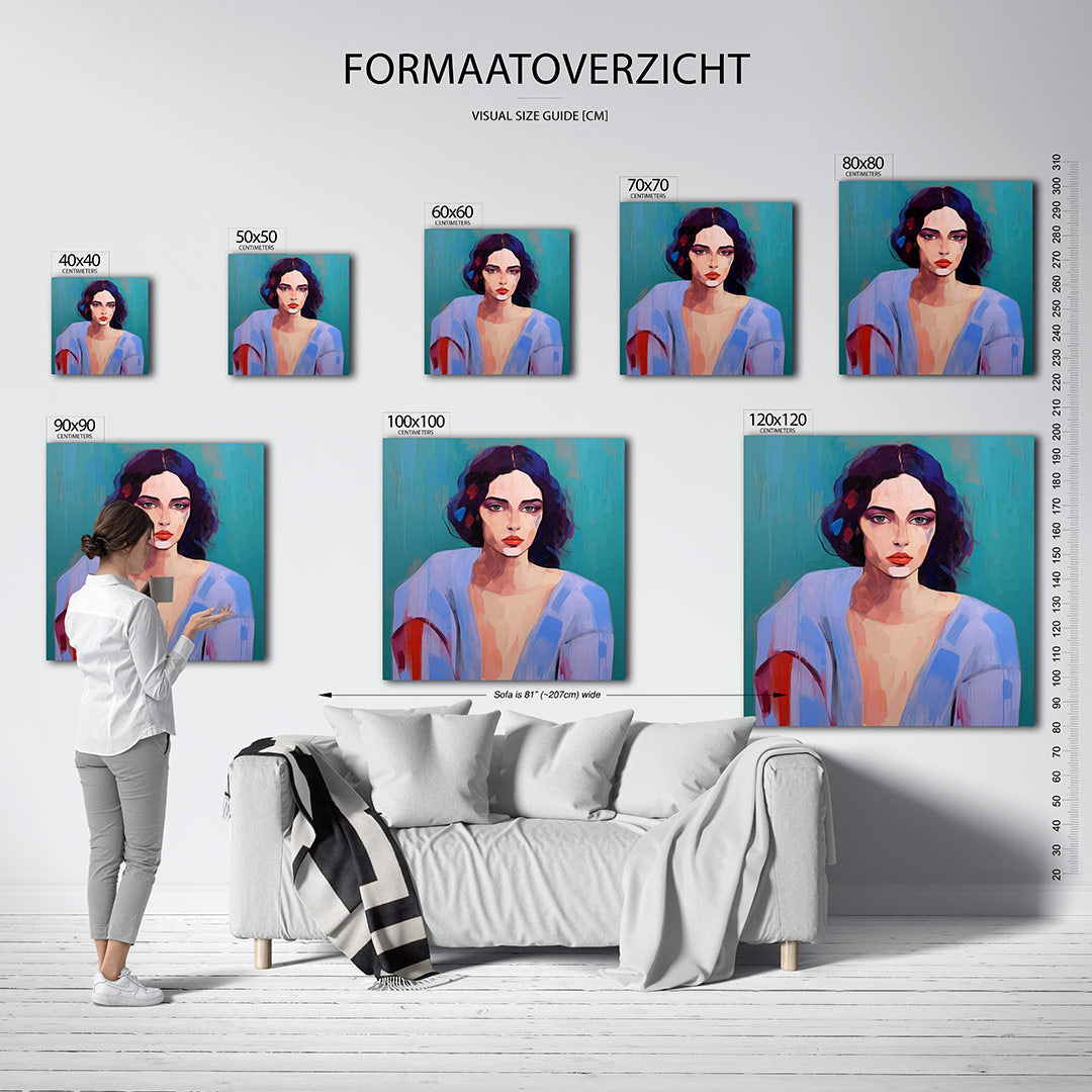 Abstracte Kunstwerk