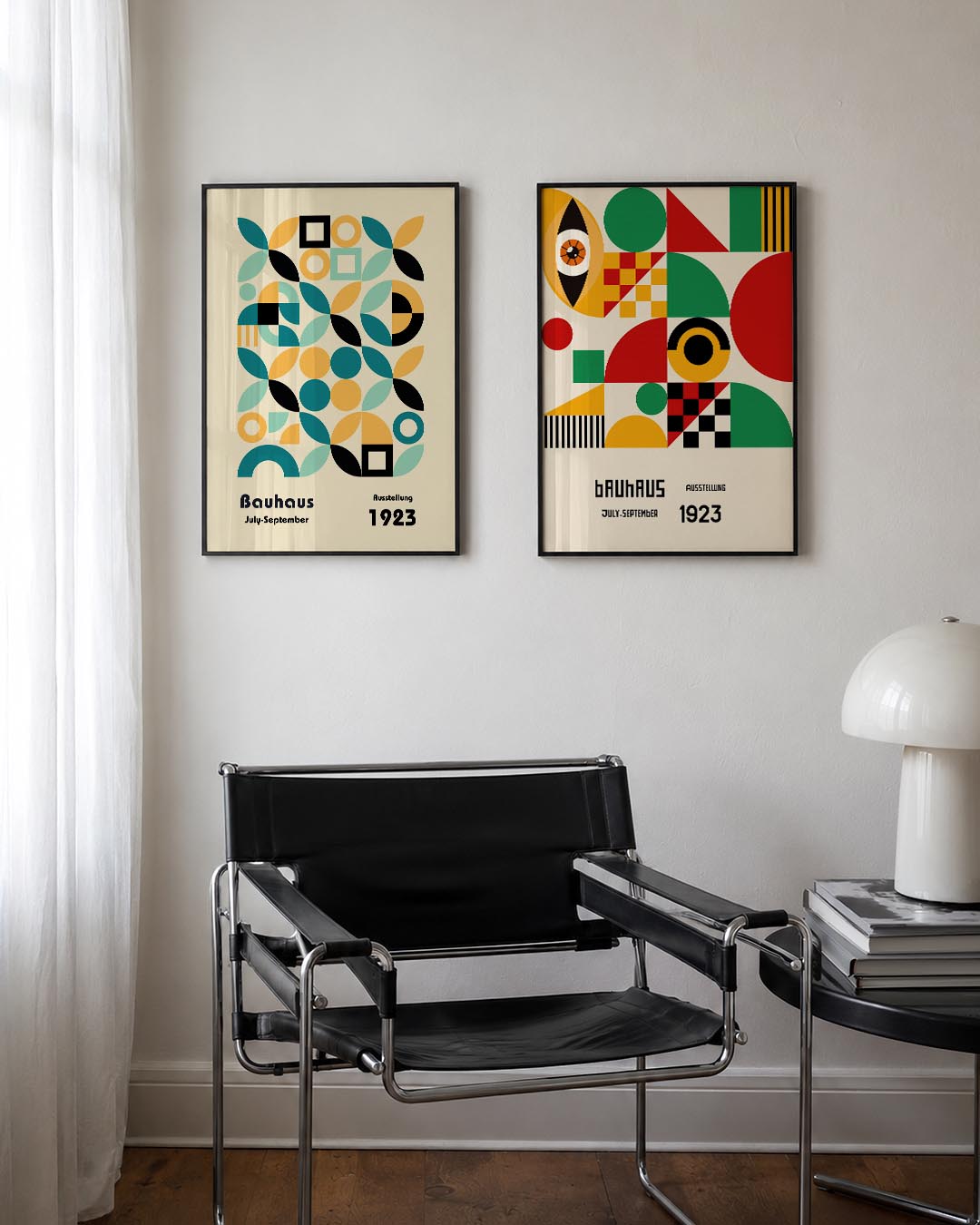 Vormen en kleurenspel Posterset