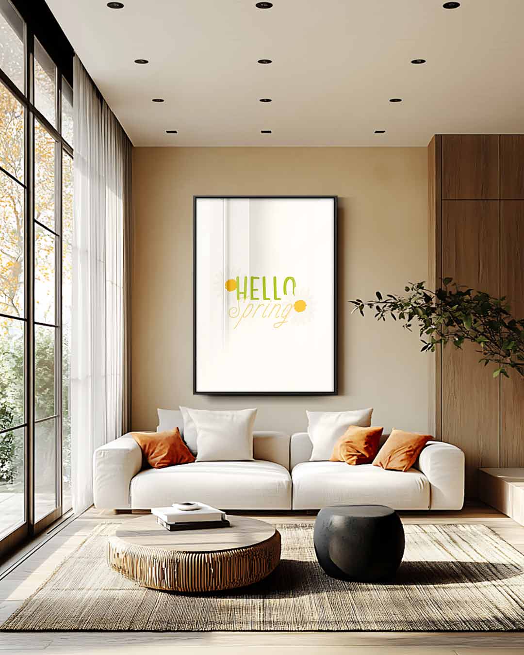 Vrolijk Voorjaar Wanddecoratie Kunstwerk-canvas-dibond-plexiglas-wanddecoratie-WallArtistic