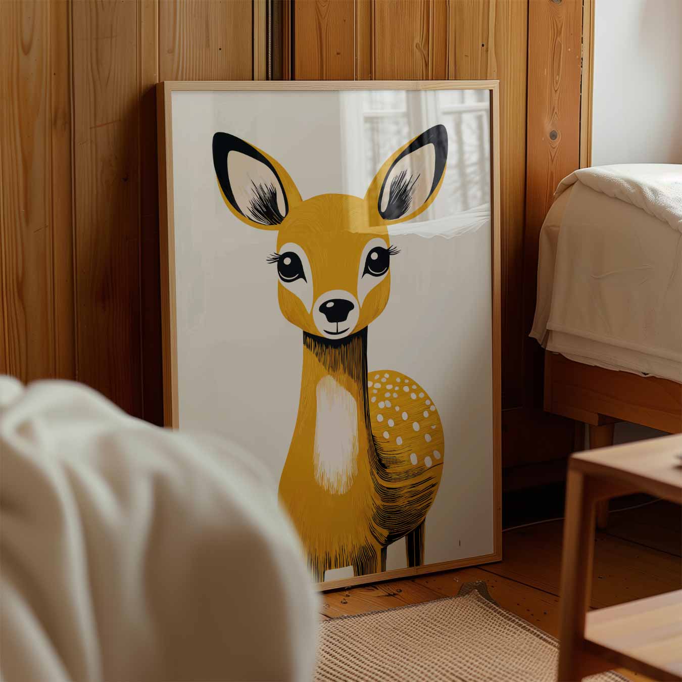Schattige Hert Poster-WallArtistic