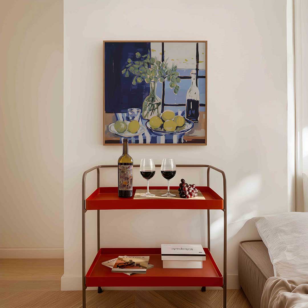 Stilleven met citroenen Poster