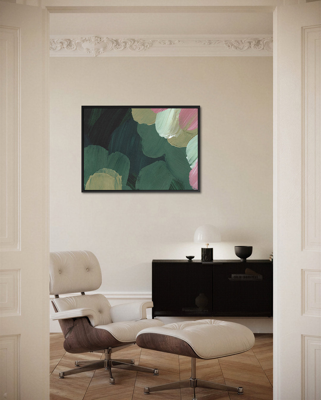 Organische kleurencompositie Kunstwerk