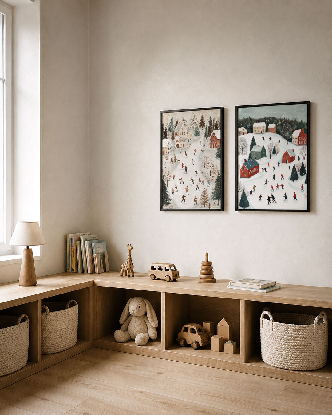 Winterse gezelligheid Posterset