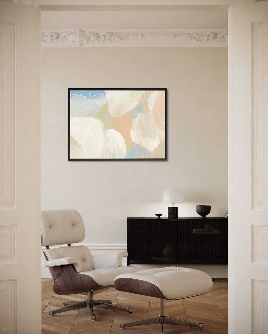 Zachte kleurvlakken Kunstwerk