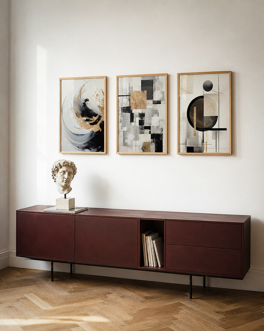 Gouden vortex Posterset