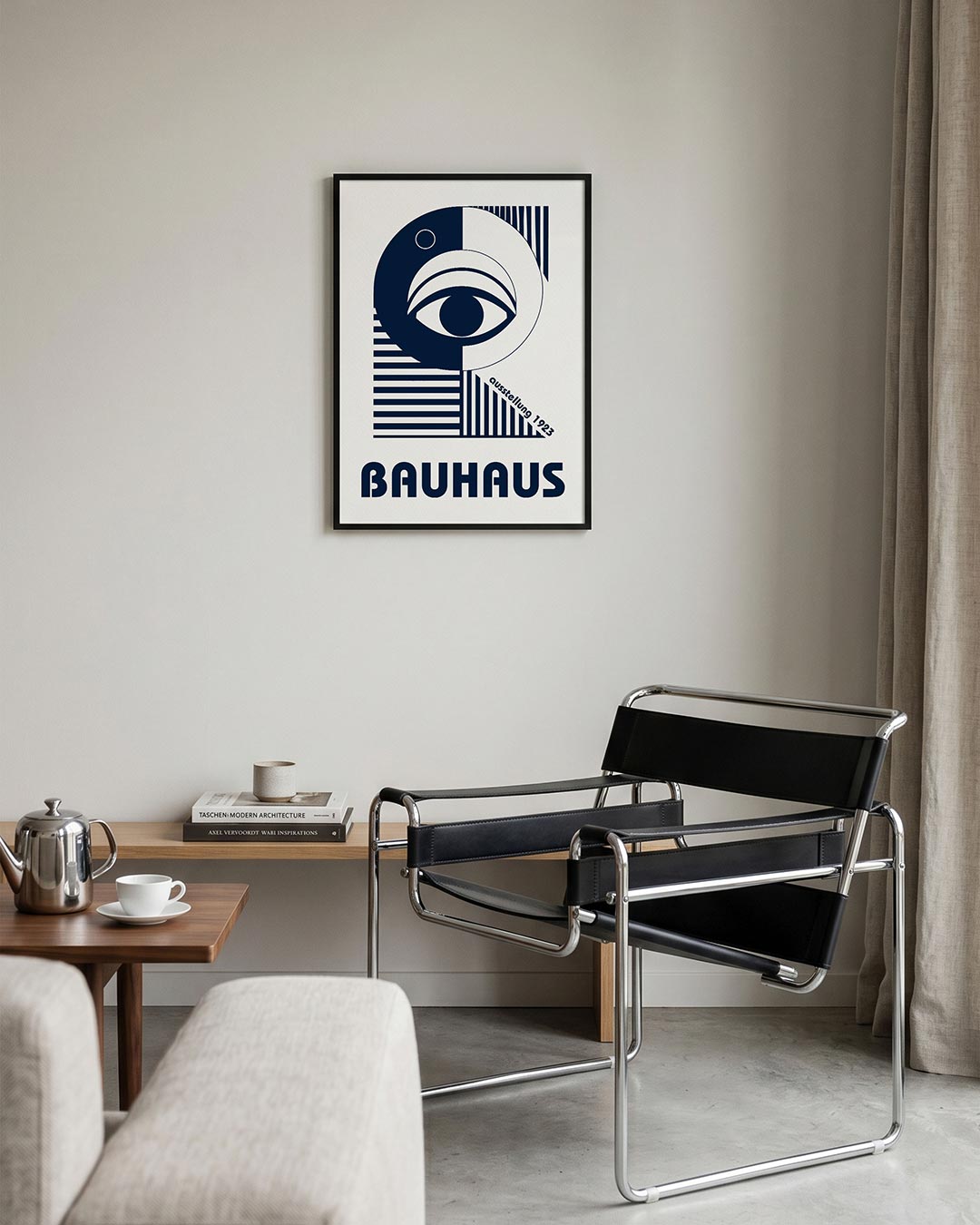 Oog en lijnen Poster