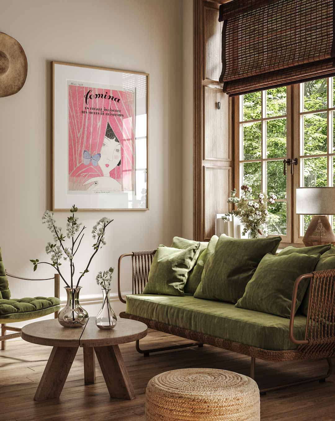 Femina Retro Poster-WallArtistic