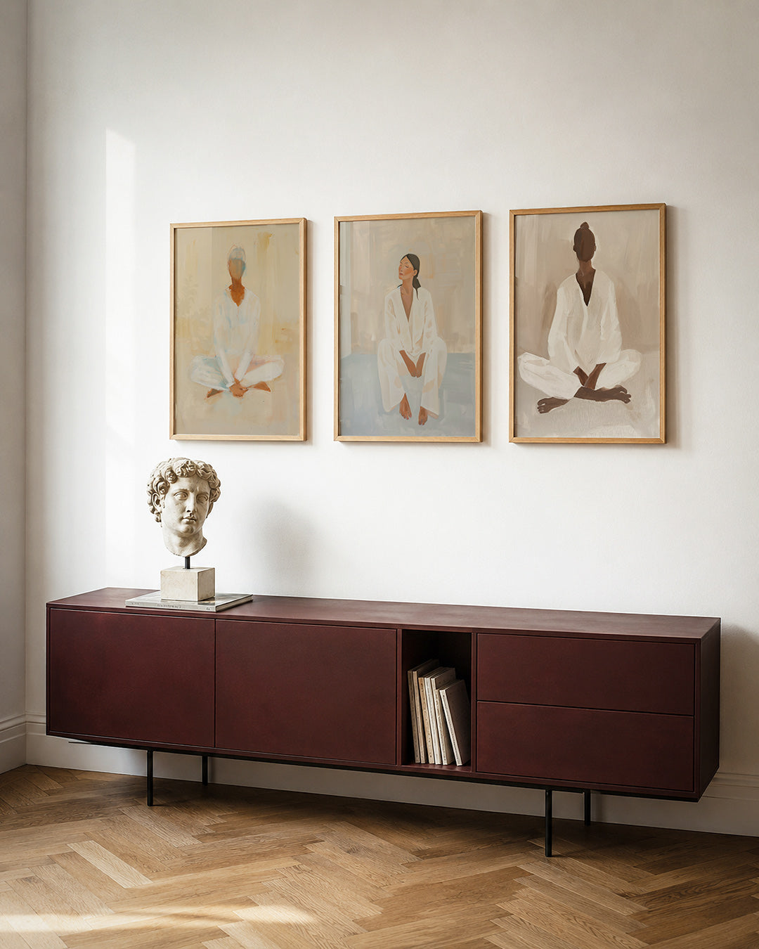 Zachte kleurvlakken Posterset