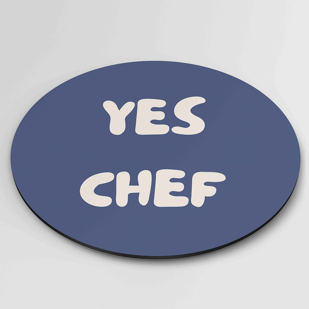 Yes chef Muurcirkel