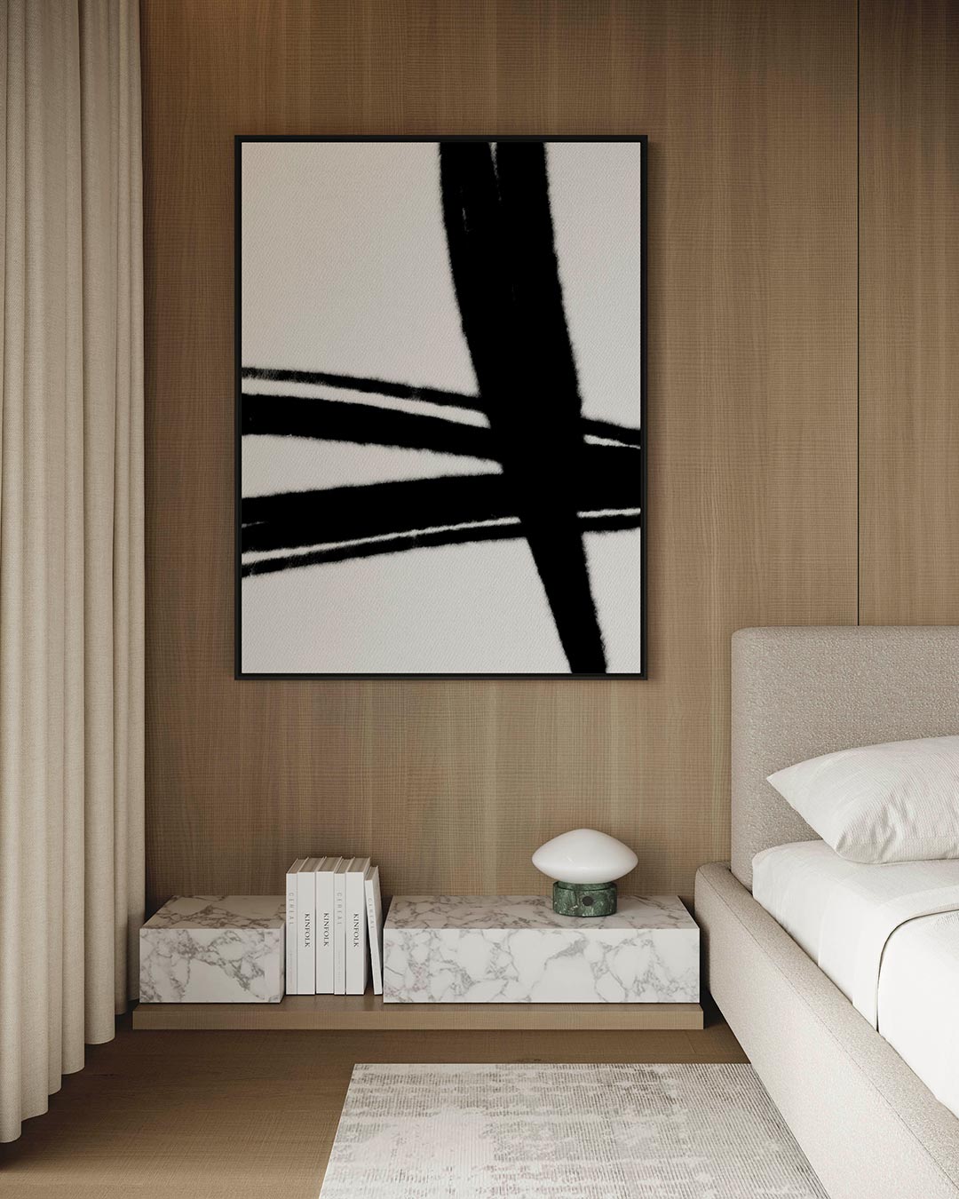 Dynamische lijnen Kunstwerk