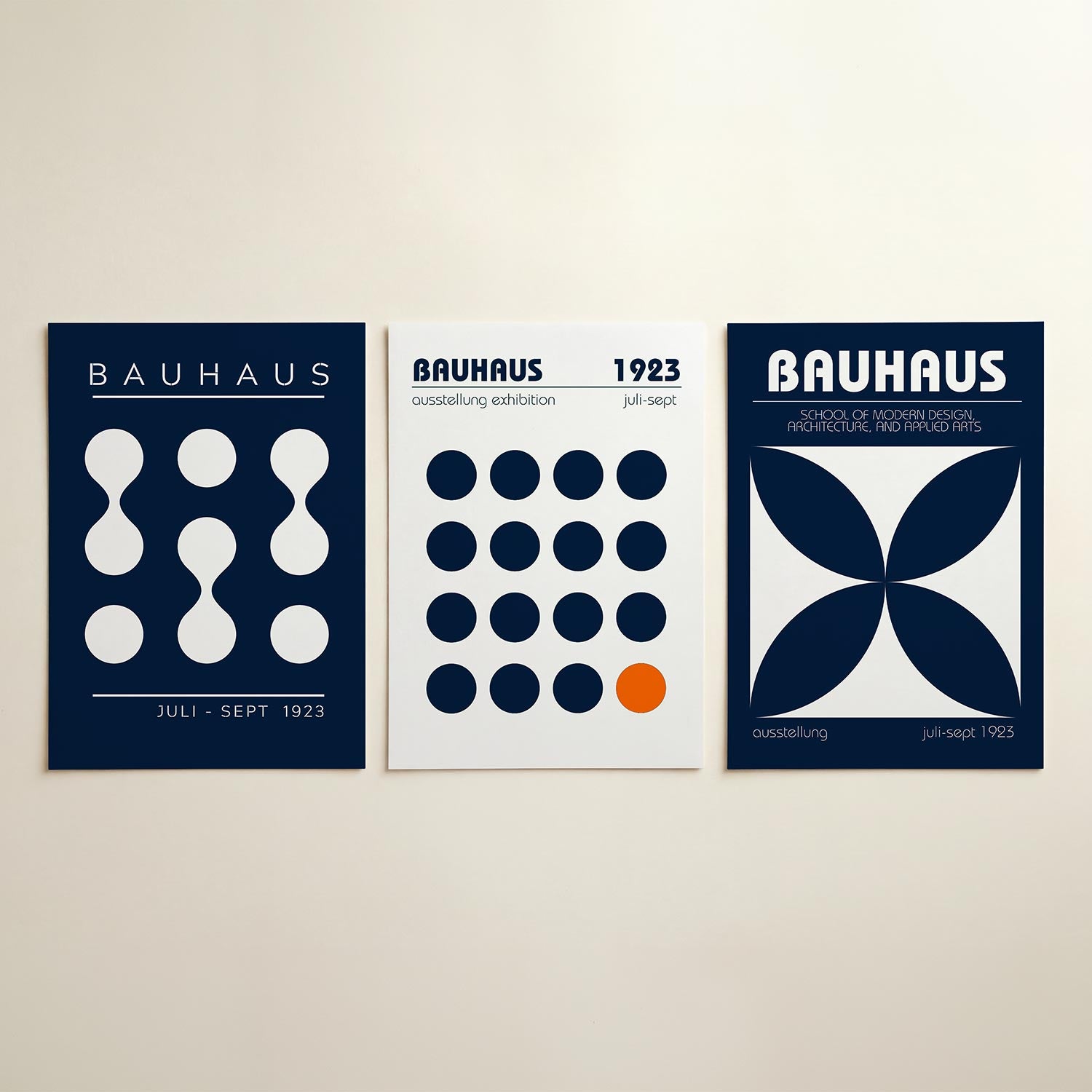 Vormen en vlakken Posterset