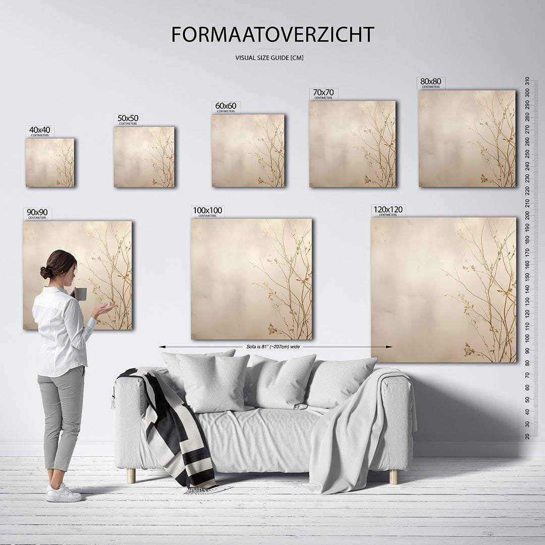 Subtiele takken Kunstwerk