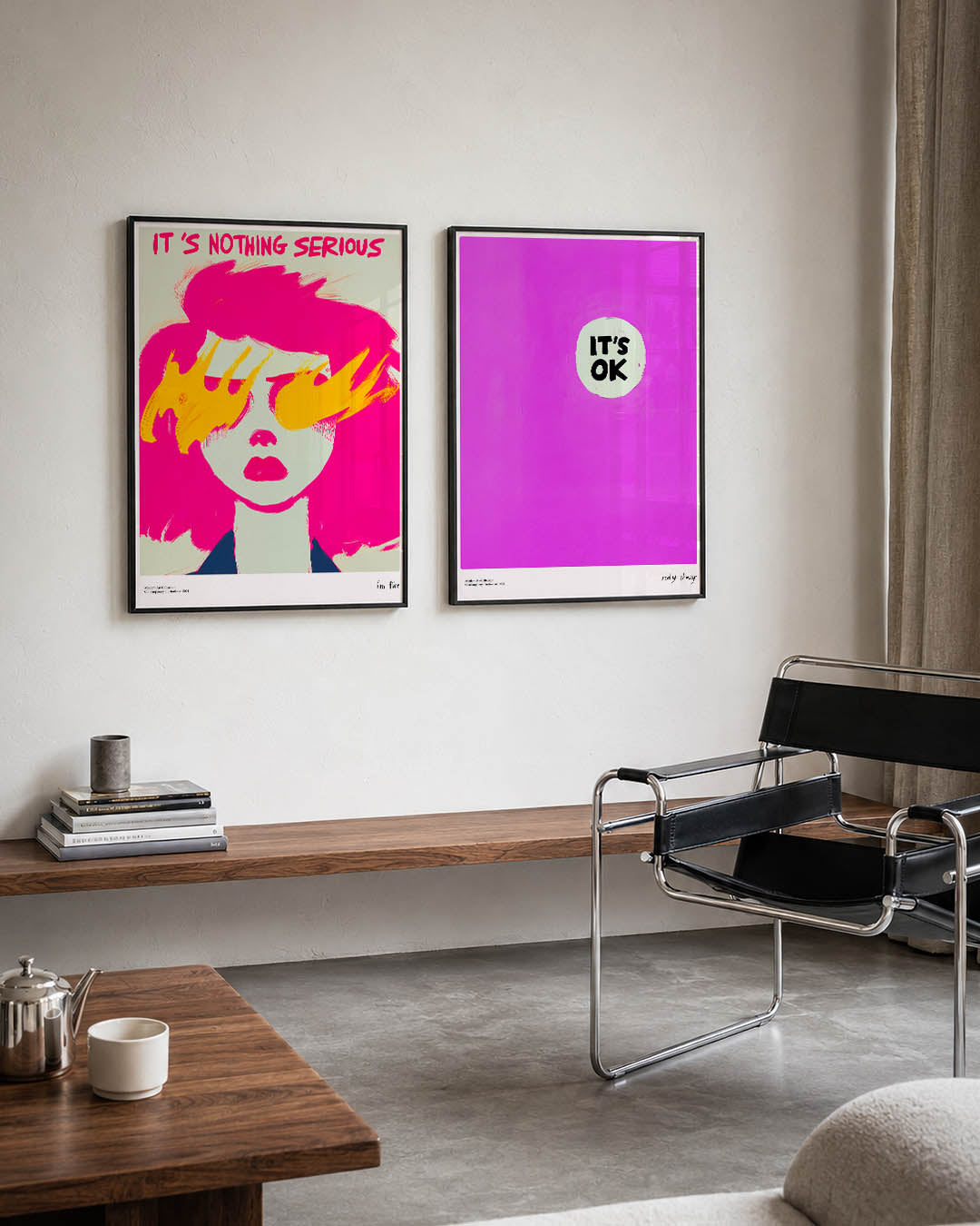 Kleurrijke expressie Posterset