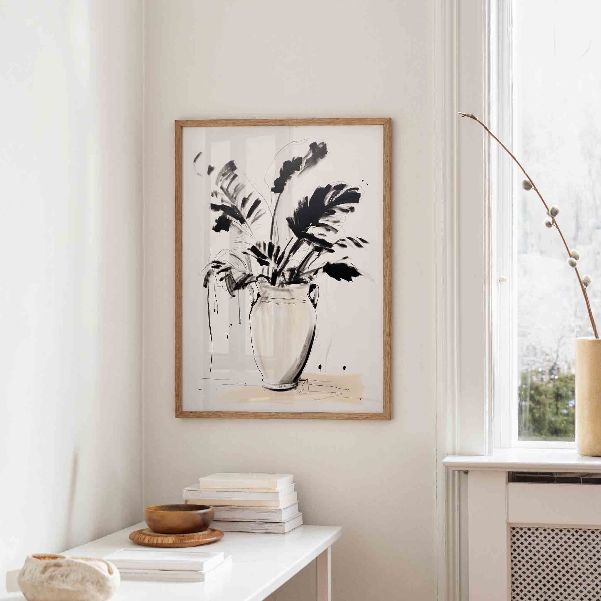 Plant in vaas Poster