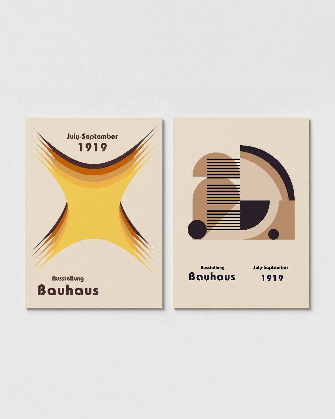 Vorm en kleurenspel Posterset